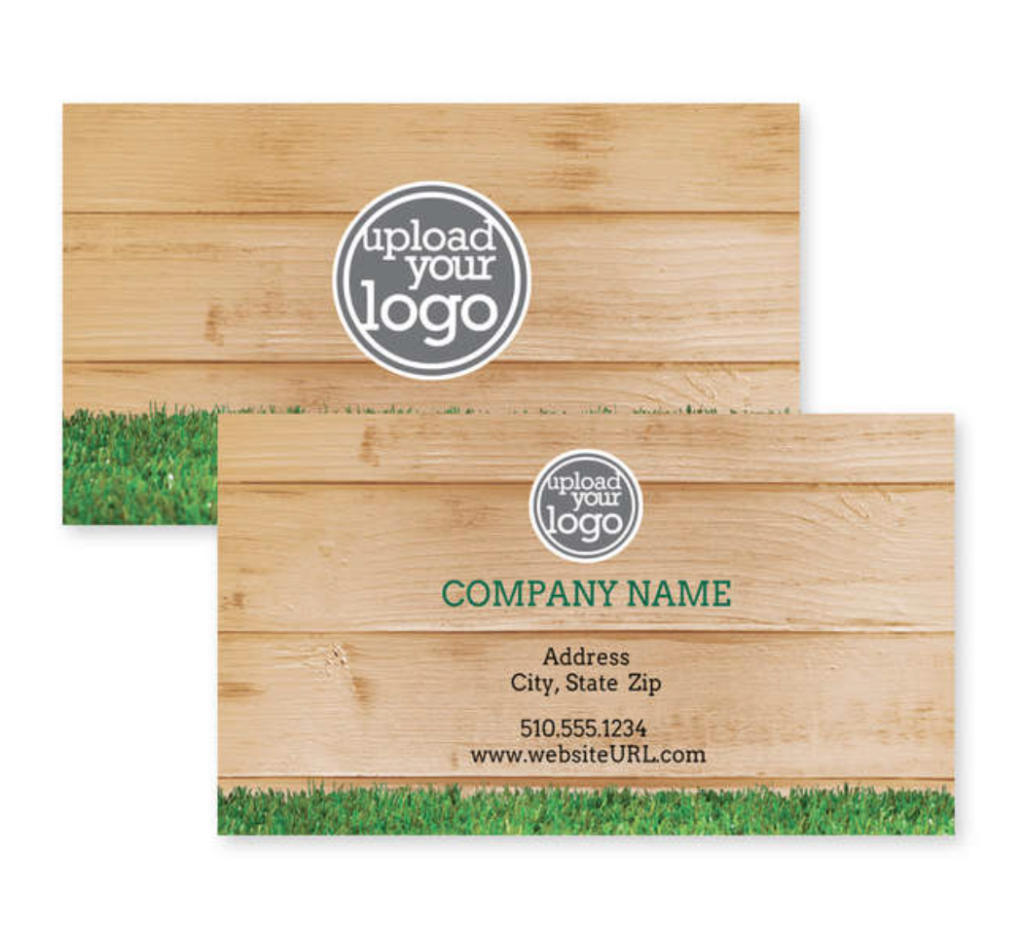 Lush Lawn Business Card business card printing services
